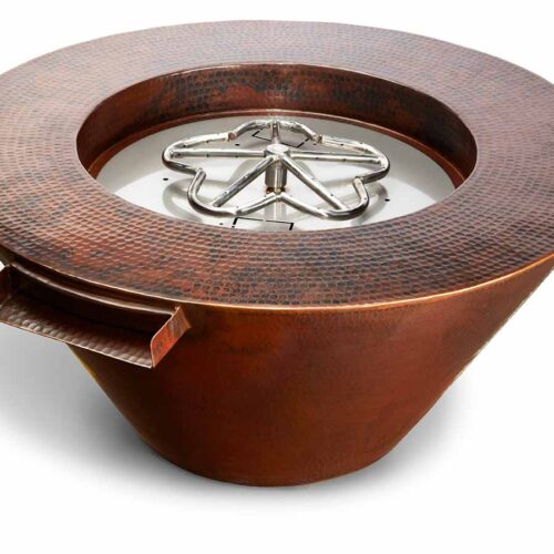 Copper Bowl Series - Hammered Mesa Model