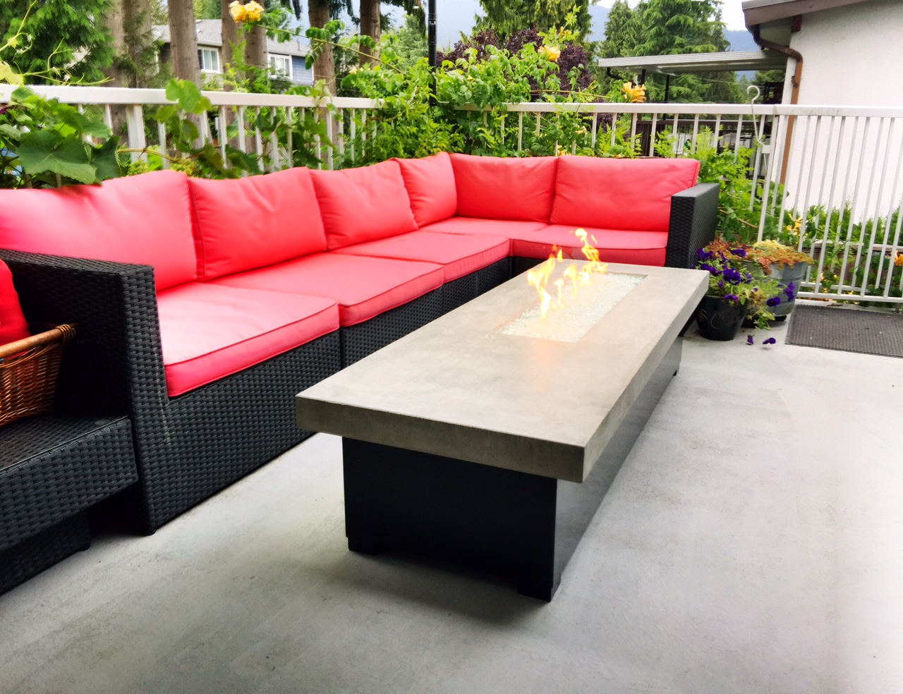 Gas Fire Pit Installation, How To Install Gas Fire Pit On Deck