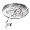 Non-Certified Push Button Round Fire Pit Insert