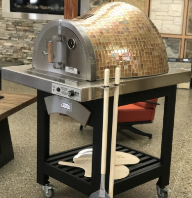Fire and Gas Hybrid Pizza Oven with Stand