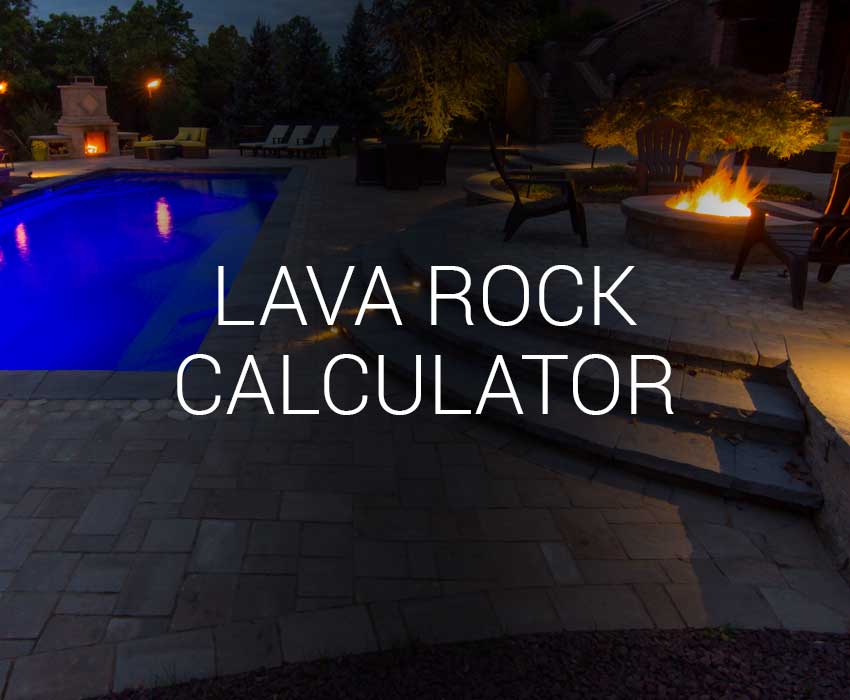 Lava Rock Calculator Hpc Fire, How Deep Should Lava Rock Be In Fire Pit