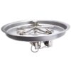 Round Spun Bowl Electronic Ignition Fire Pit Insert