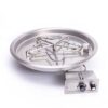Torpedo Round Bowl Fire Pit Insert Push Button