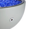 Spun Aluminum Concrete Fire Pit Bowl with Match Lit Valve
