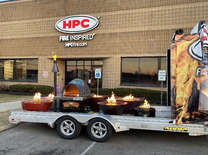Fire Features on HPC's Trailer